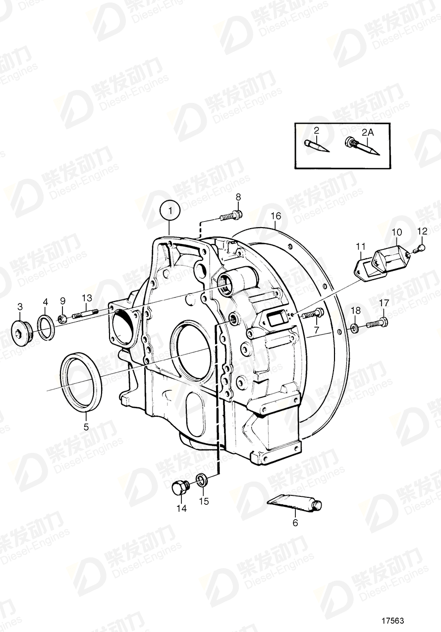 volvo penta Flange screw 966363 Drawing volvo penta Flange screw 966363 Drawing